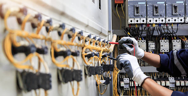 Professional Electrician technician working in Boston, MA